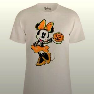 Disney Minnie Mouse Halloween/Pumpkin Short Sleeve Tee NWOT